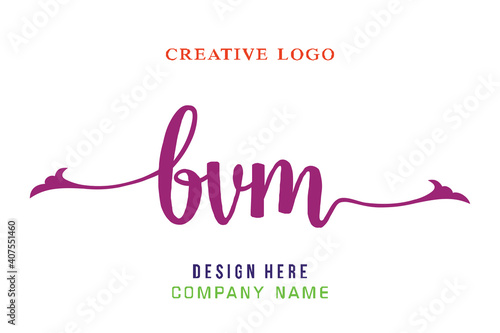 BVM  lettering logo is simple, easy to understand and authoritative