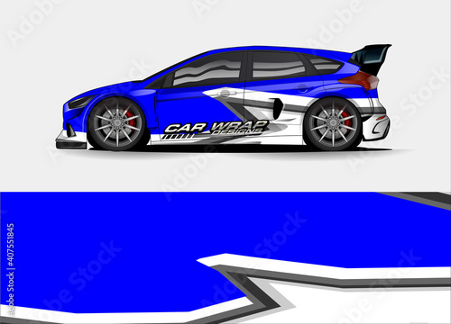 abstract background vector for racing car wrap design and vehicle livery   