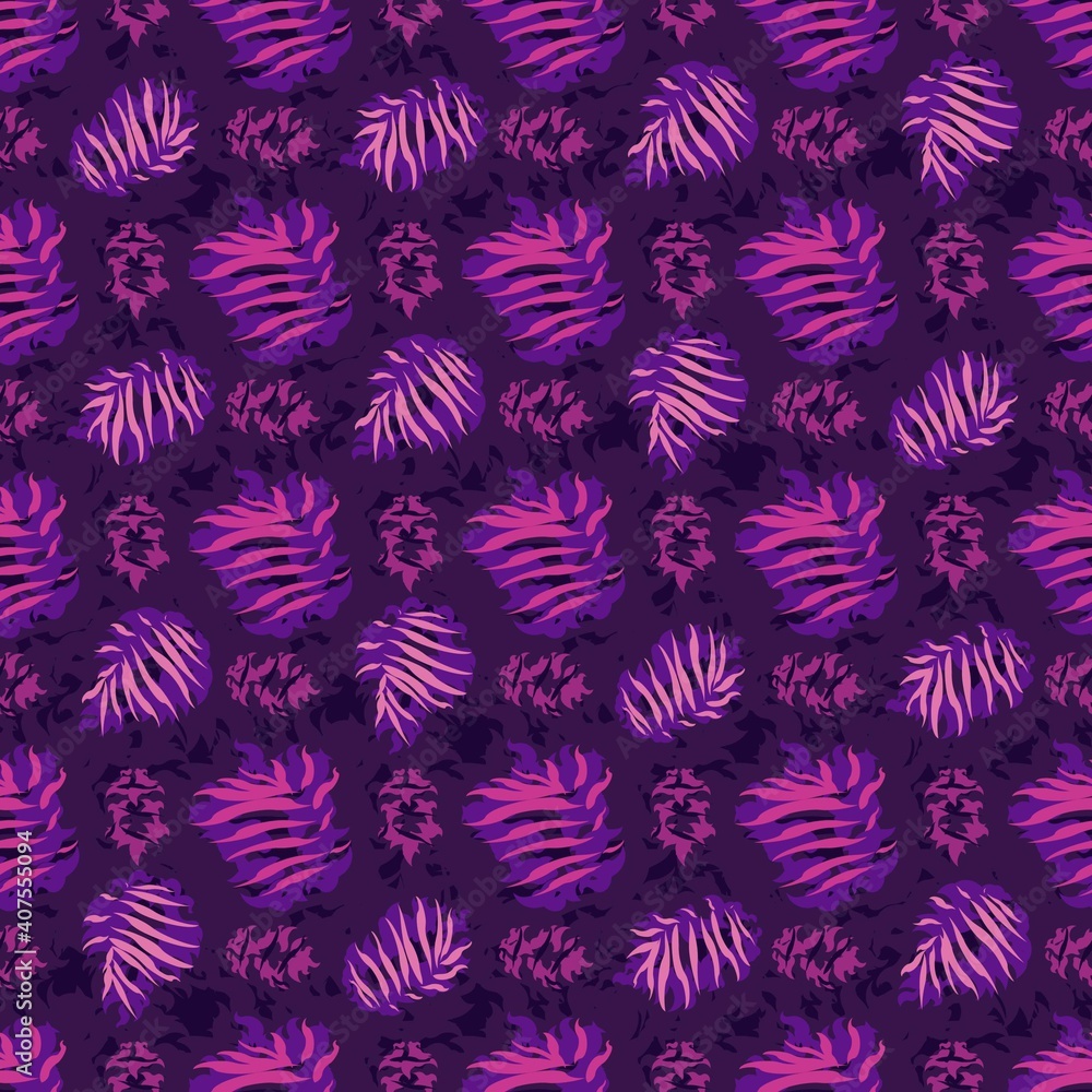 seamles leaf pattern purple seamles leaf pattern purple