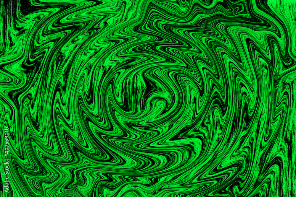 Green liquid marble vector background