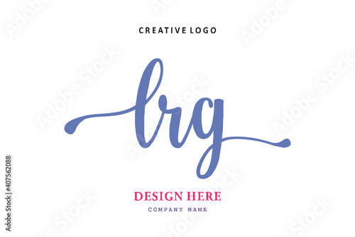 LRG lettering logo is simple, easy to understand and authoritative