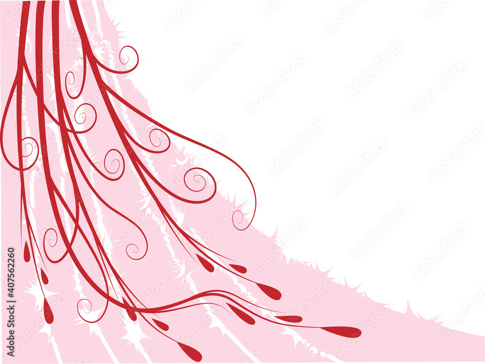 vector flowers heart shape background card frame border vector flowers heart shape background card frame border