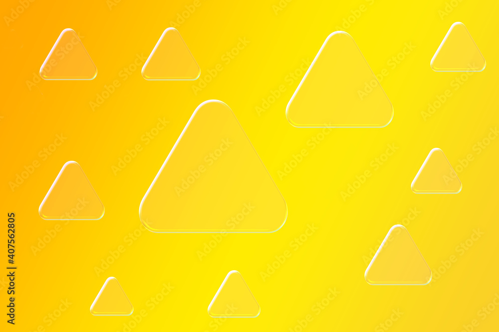 Yellow background with triangles of different sizes - background, wallpaper Yellow background with triangles of different sizes - background, wallpaper
