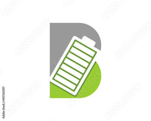 B Letter with battery inside