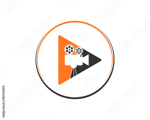 Video recorder with media play button