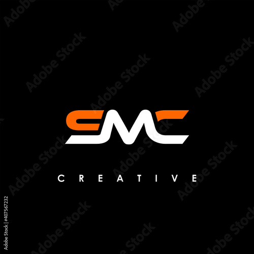 Obraz na plátně SMC Letter Initial Logo Design Template Vector Illustration