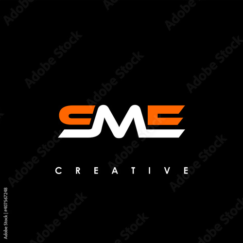 SME Letter Initial Logo Design Template Vector Illustration	
