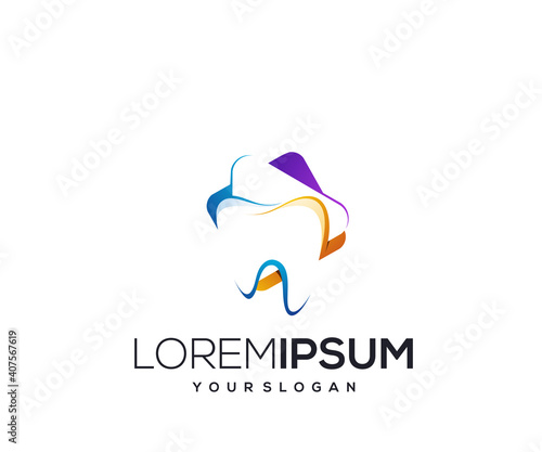 dental studio logo design template