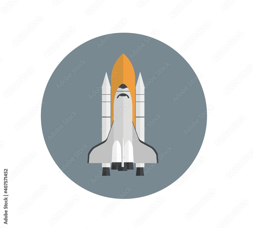 space shuttle simple illustration space shuttle simple illustration