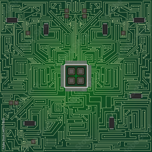 電子回路基板のイメージ