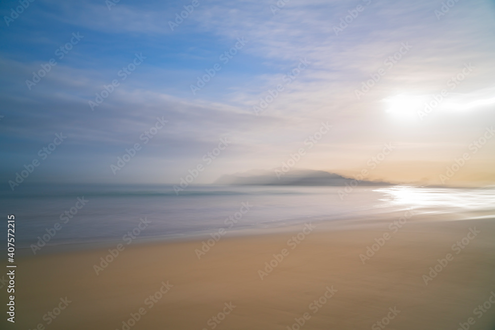 Beach motion blur abstract