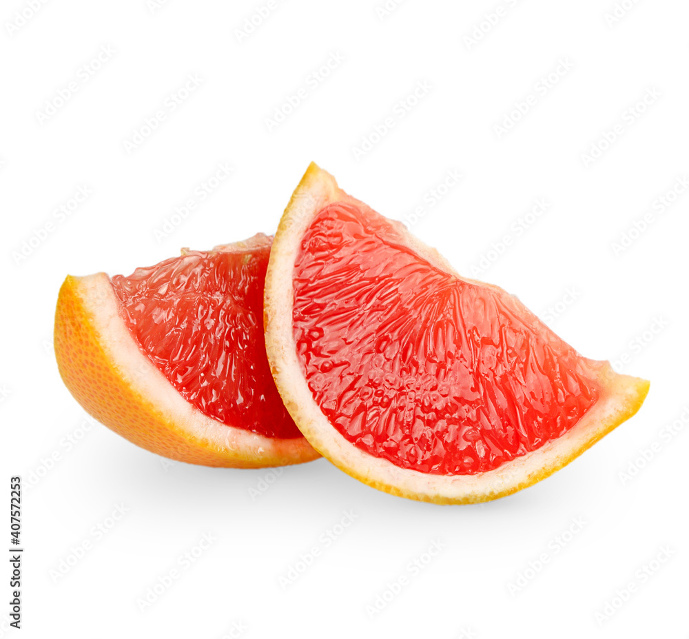 Fresh Grapefruit isolated on white background. Fresh Grapefruit isolated on white background.