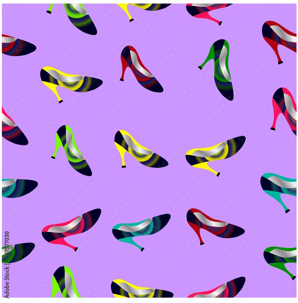 sandal seamless pattern