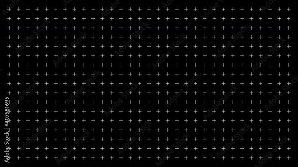 Abstract motion background, animation seamless of grid dot pattern with shining on black background. Abstract motion background, animation seamless of grid dot pattern with shining on black background.