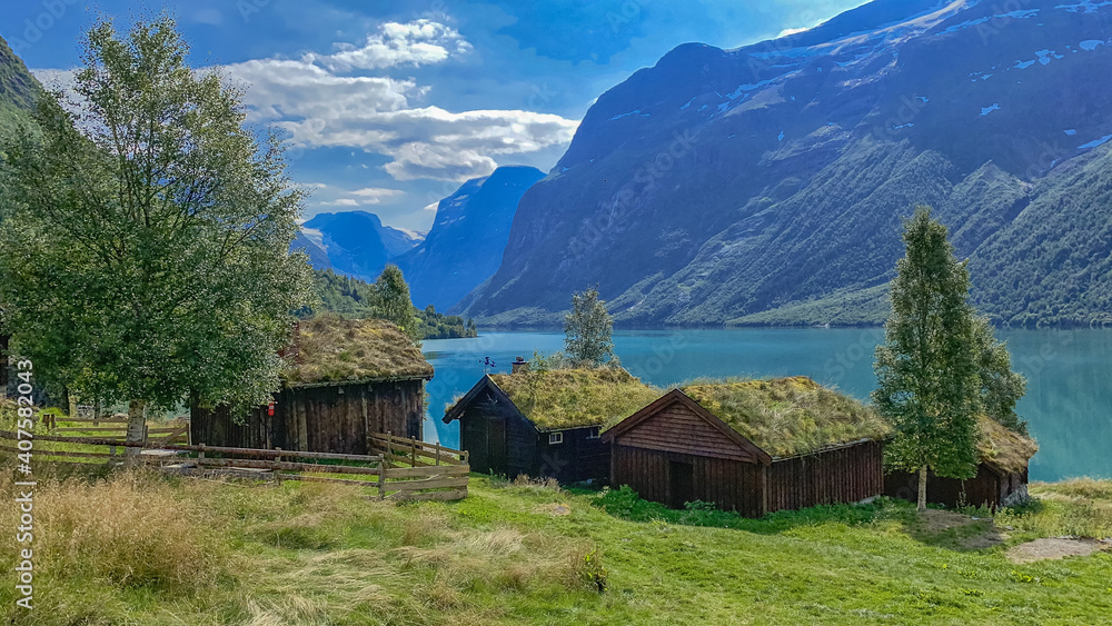 Lovatnet, Loen, Norwegen