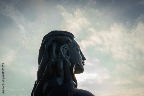 adiyogi shiva statue from unique different perspectives © explorewithinfo