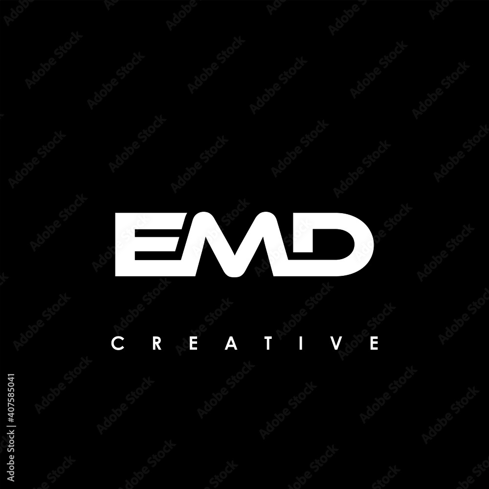 EMD Letter Initial Logo Design Template Vector Illustration	
