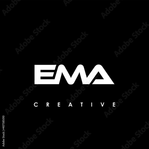 EMA Letter Initial Logo Design Template Vector Illustration	
