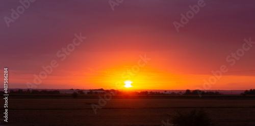 Photo of sunset landscape