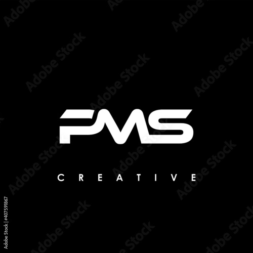 PMS Letter Initial Logo Design Template Vector Illustration