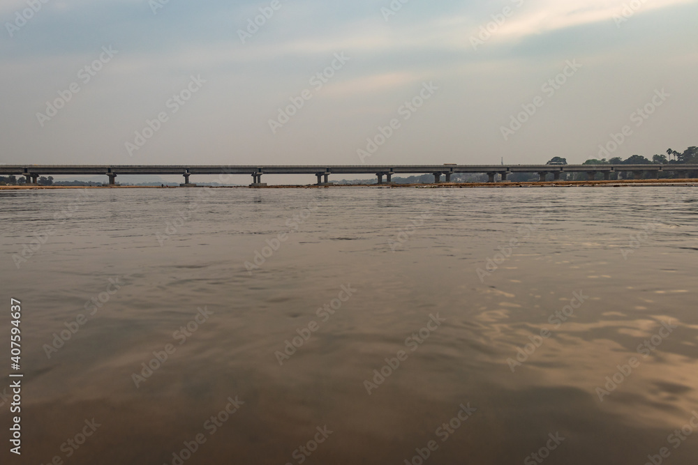 river flowing with amazing bright sky river flowing with amazing bright sky