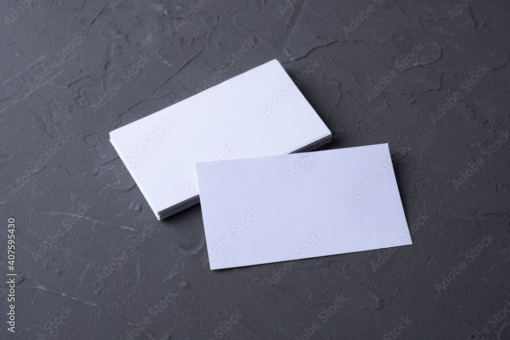 Business card blank on beton rock background. Corporate Stationery, Branding Mock-up. Creative designer desk. Flat lay. Copy space for text. Template for ID. Business card blank on beton rock background. Corporate Stationery, Branding Mock-up. Creative designer desk. Flat lay. Copy space for text. Template for ID.
