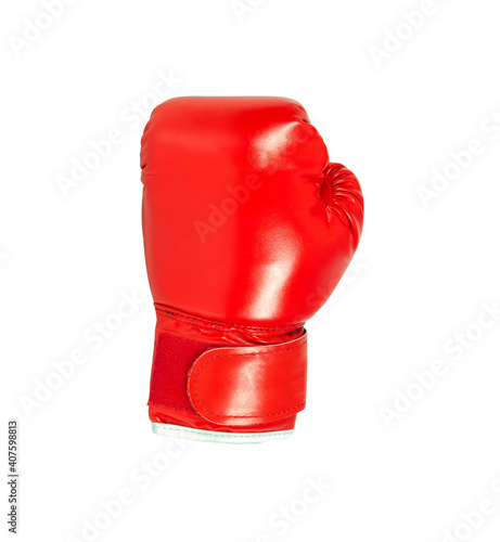 Boxing gloves isolated on white background © thekopmylife
