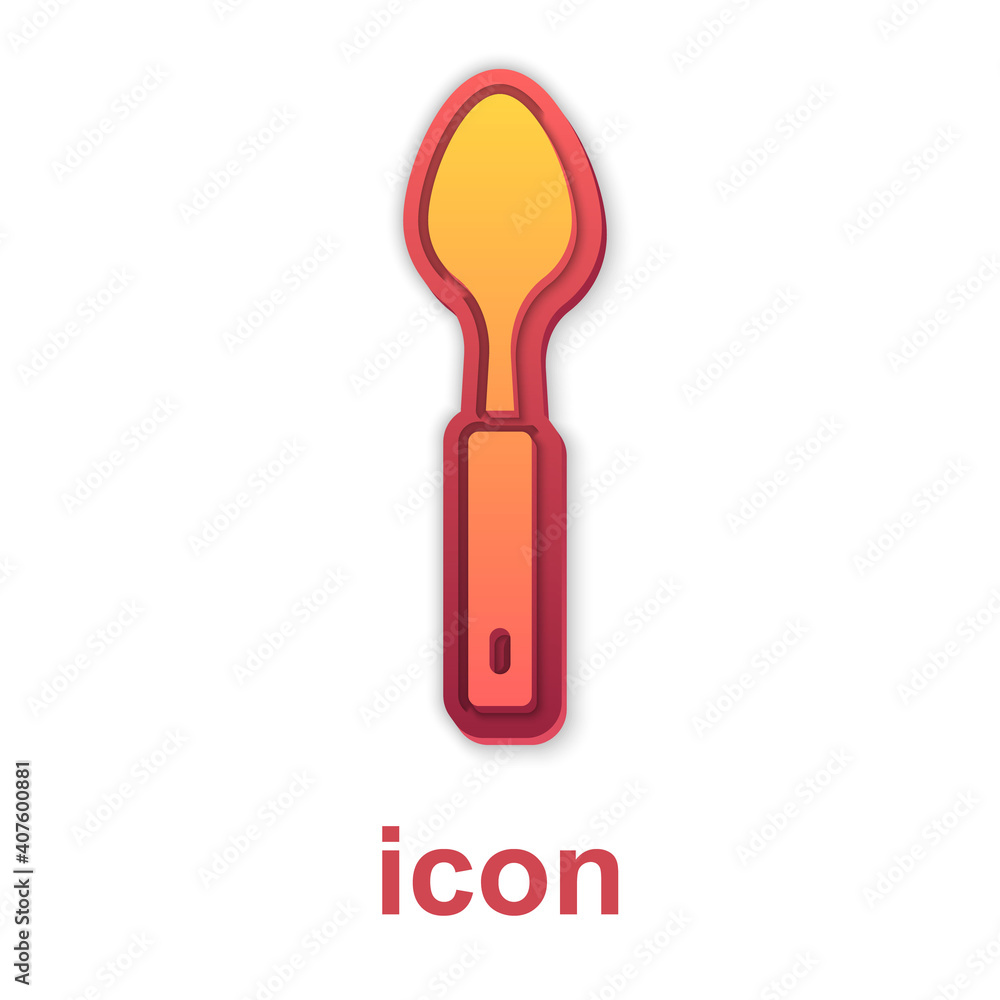 Gold Spoon icon isolated on white background. Cooking utensil. Cutlery sign. Vector. Gold Spoon icon isolated on white background. Cooking utensil. Cutlery sign. Vector.
