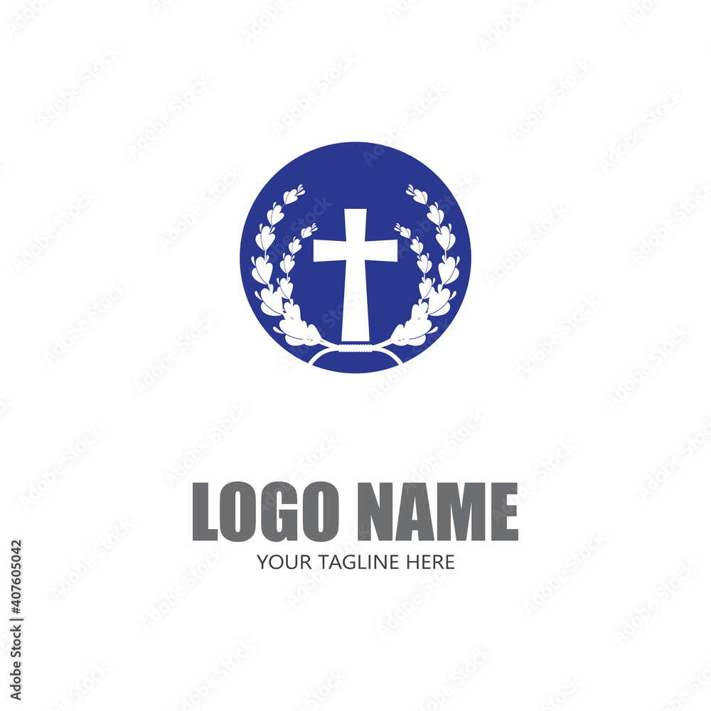Gravestone Logo Template vector symbol nature Gravestone Logo Template vector symbol nature