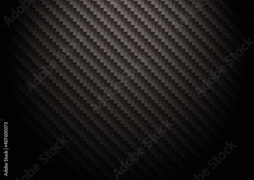 モノクロのカーボンファイバーのパターンの背景素材 © Rollingcat