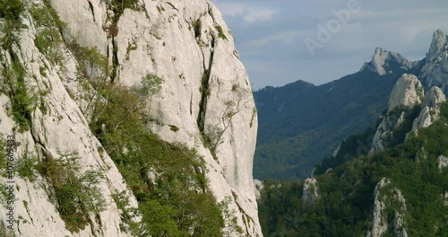 Dabarski kukovi rocks on the Velebit mountain, Croatia photo