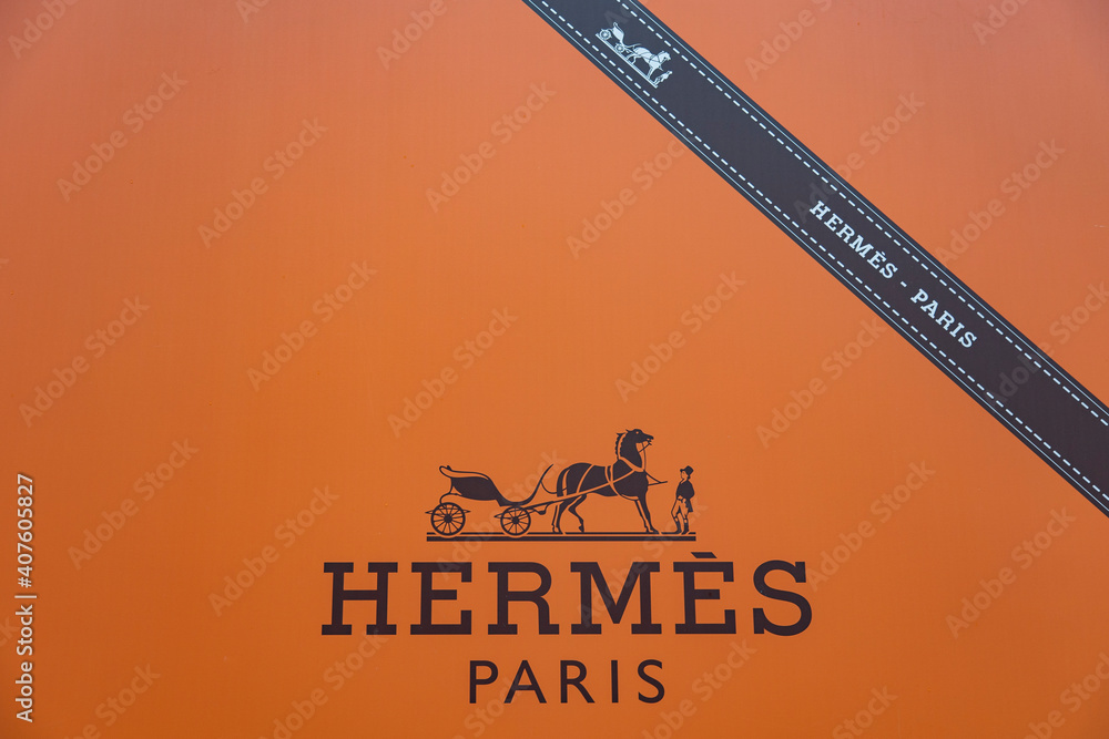 hermès marque française de luxe Stock Photo | Adobe Stock