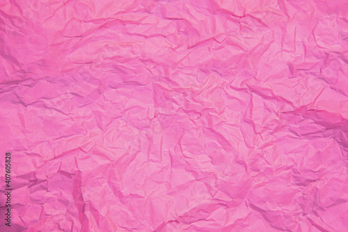 Wallpaper Mural Close up of pink wrinkle crumpled old with paper page texture rough background. crease grunge parchment pattern vintage design Torontodigital.ca