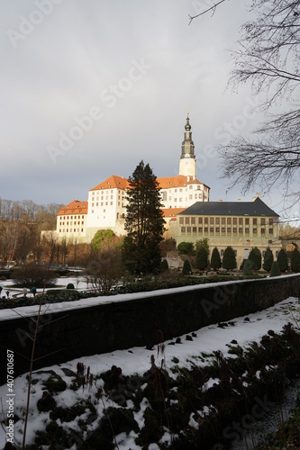 Blick zum Schloss Weesenstein