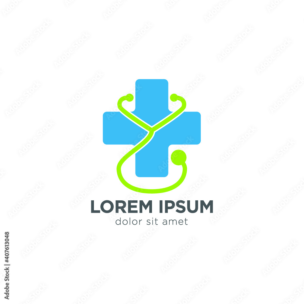 Medical Cross and Health Pharmacy Logo Vector Template Medical Cross and Health Pharmacy Logo Vector Template