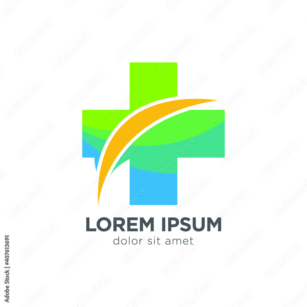 health cross pharmacy symbol line vector icon logo design health cross pharmacy symbol line vector icon logo design