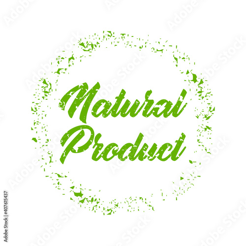 Organic natural bio label icon, healthy foods badges, fresh eco vegetarian food – stock vector