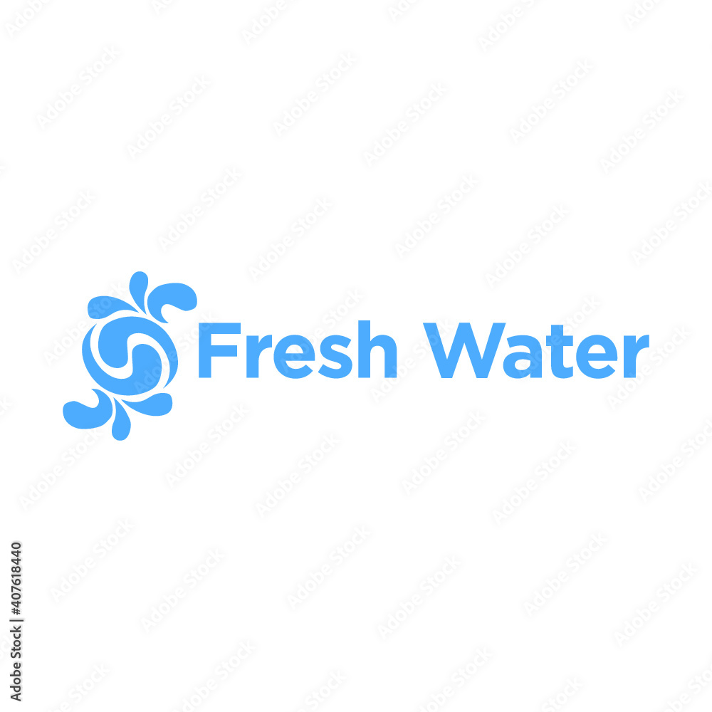 Pure water abstract sign. Water drop symbol. Branding Identity Corporate logo design template Isolated on a white background Pure water abstract sign. Water drop symbol. Branding Identity Corporate logo design template Isolated on a white background
