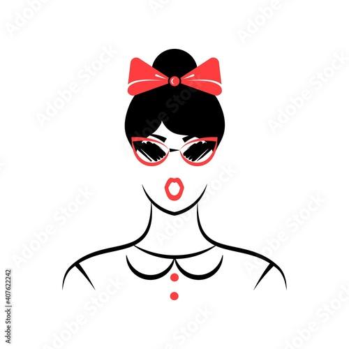 woman with sunglasses
