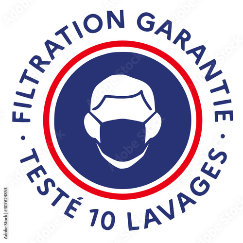 Logo Filtration garantie 10 lavages