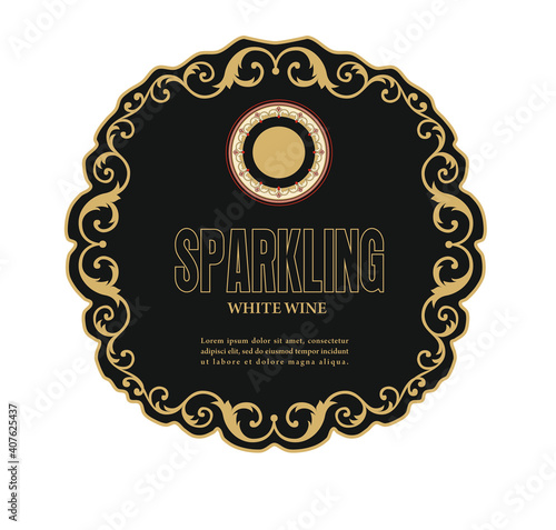 WINE LABEL ITALIAN FOOD AND DRINKS DECORATIVE STICKER FOR AMARONE, PROSECCO, CHIANTI, VALPOLICELLA,PRIMITIVE AND SPARKLING WINE