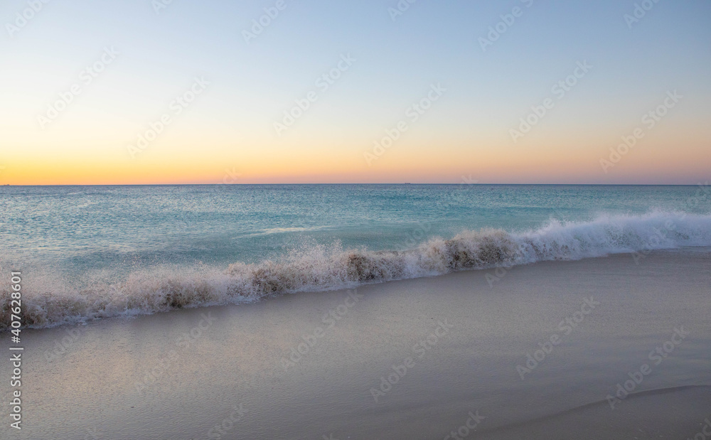 Fototapeta premium sunset on the beach