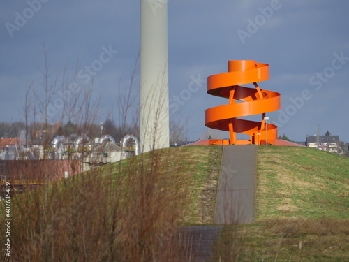Aussichtsplattform in Hamm im Lippepark