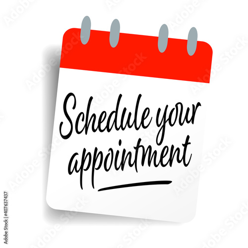 Schedule your appointment photo