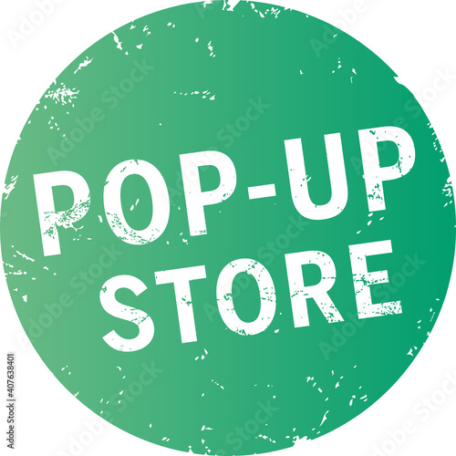 grüner Button Popup Store