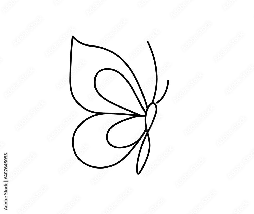 Butterfly Drawing Tutorial - PRB ARTS