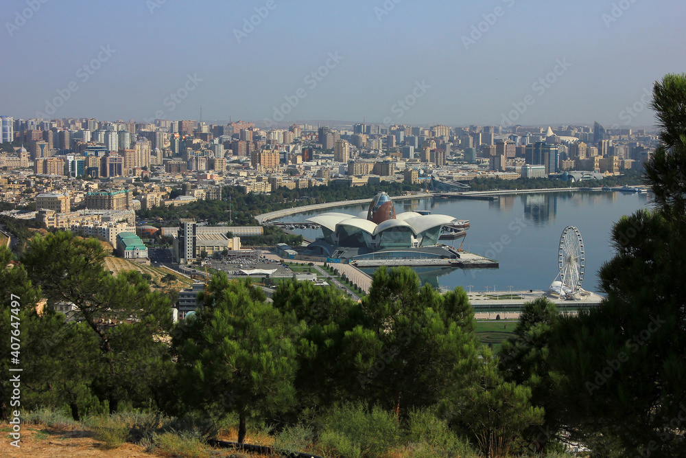 The beautiful eastern city of Baku.