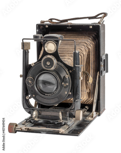 historic folding camera