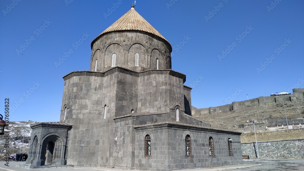 The Cathedral of Kars, also known as the Holy Apostles Church