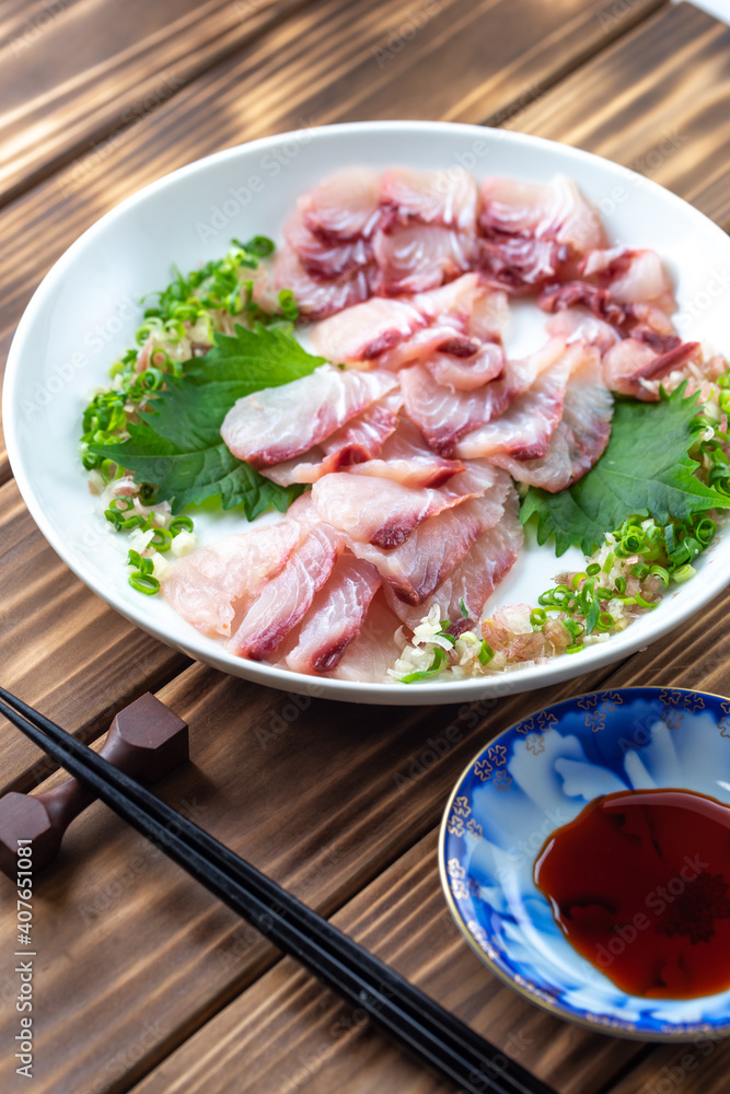 日本の刺し身　和食イメージ